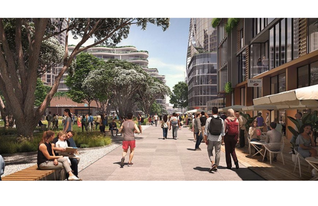 Western Sydney Aerotropolis future city precinct render